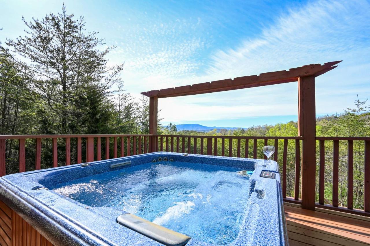 Private Mountain Cabin, Hot Tub Escape In The Smokies, With The View Sevierville Dış mekan fotoğraf