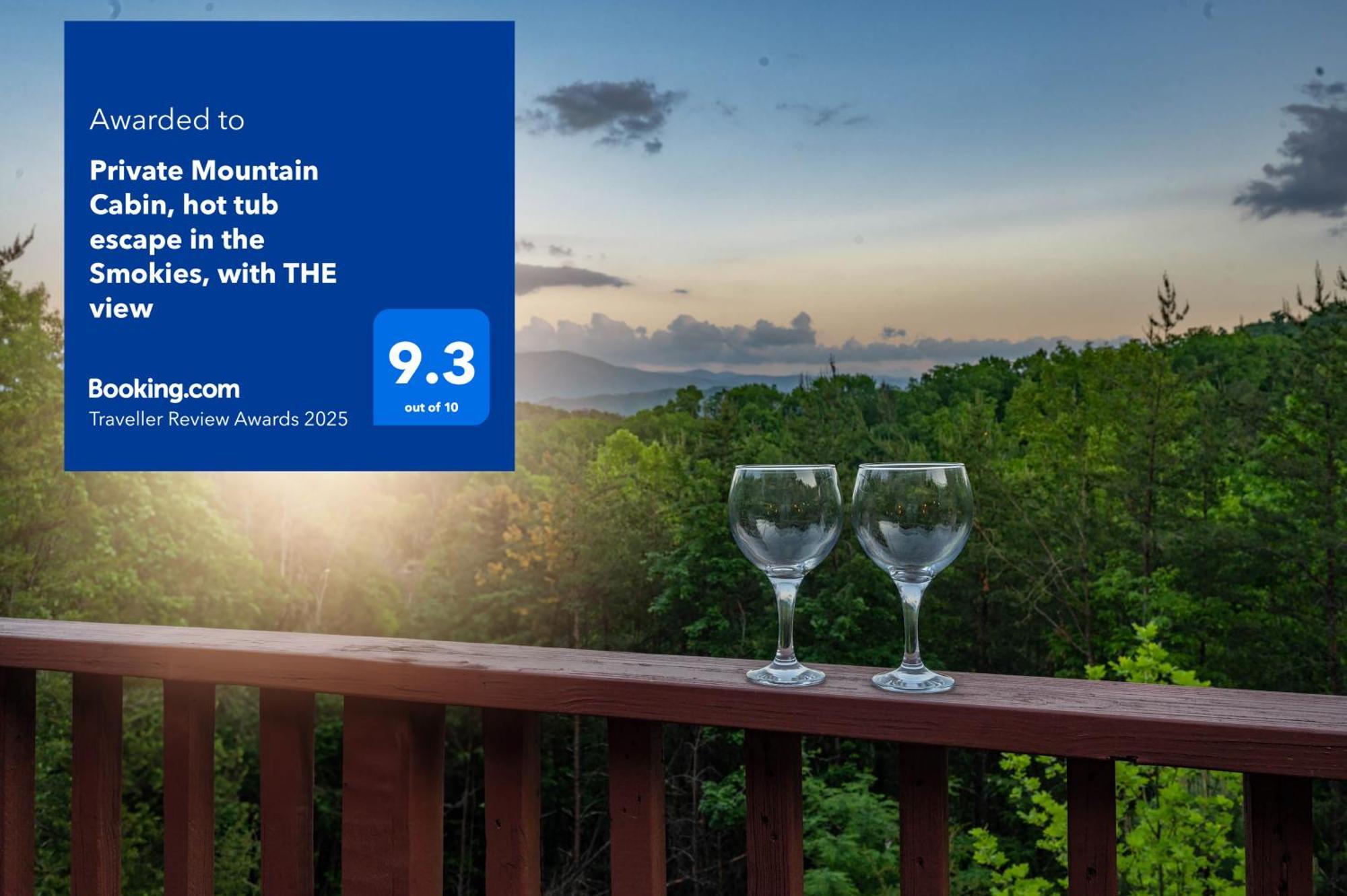 Private Mountain Cabin, Hot Tub Escape In The Smokies, With The View Sevierville Dış mekan fotoğraf